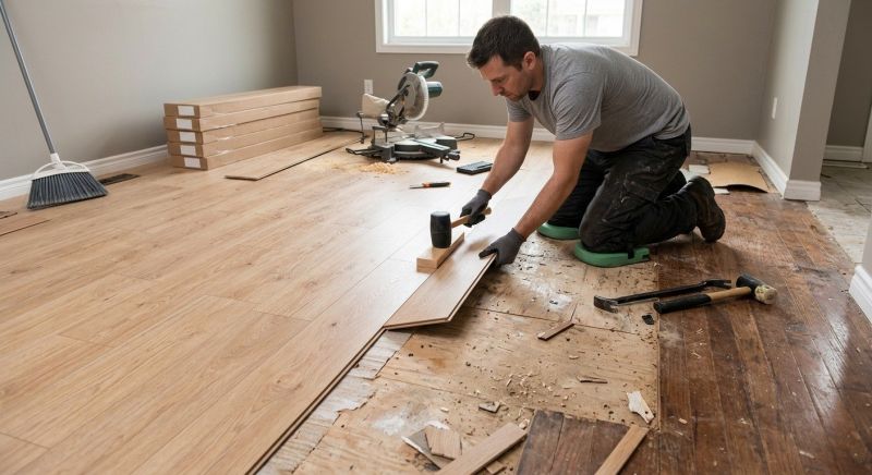 Laminate Floor Installation in Cape May, NJ