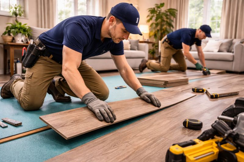 Laminate Floor Replacement in Milton, DE
