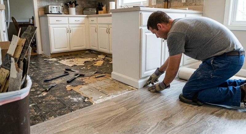 Linoleum Floor Installation in Ocean View, DE