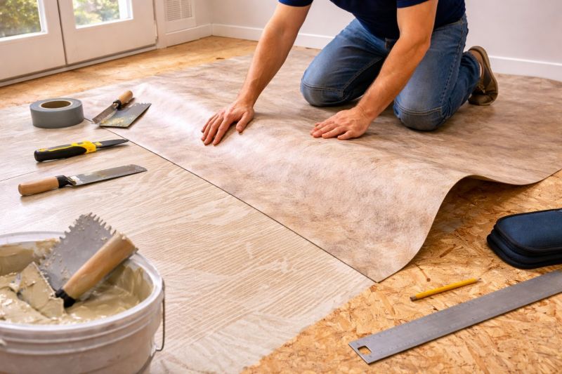 Sheet Flooring Installation in Milton, DE