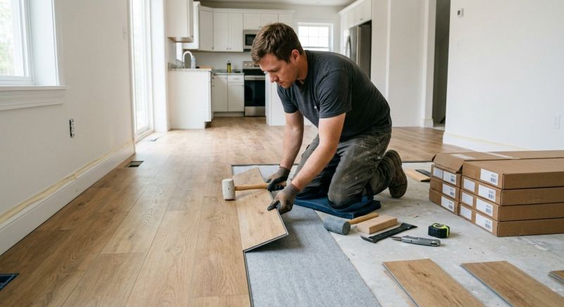Vinyl Plank Floor Installation in Lewes, DE